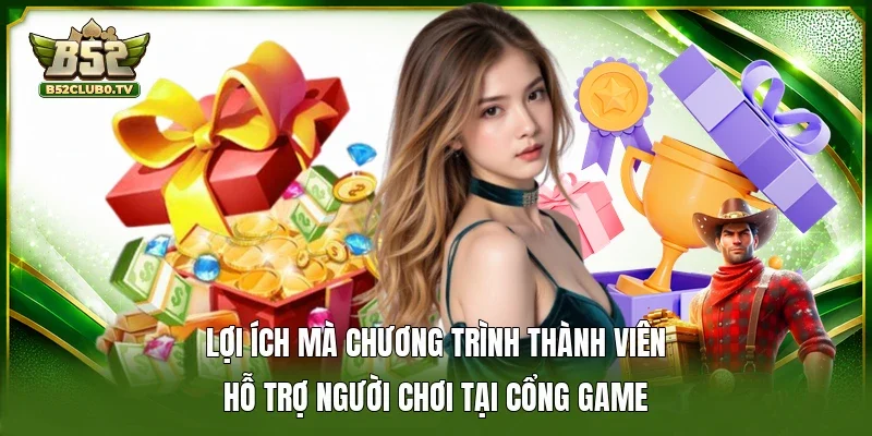 Lợi ích mà chương trình thành viên hỗ trợ người chơi tại cổng game